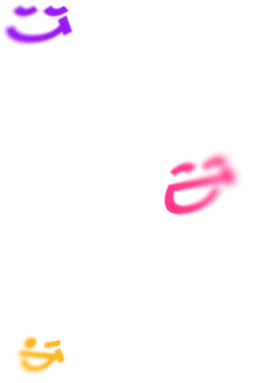 Decorative smile pattern